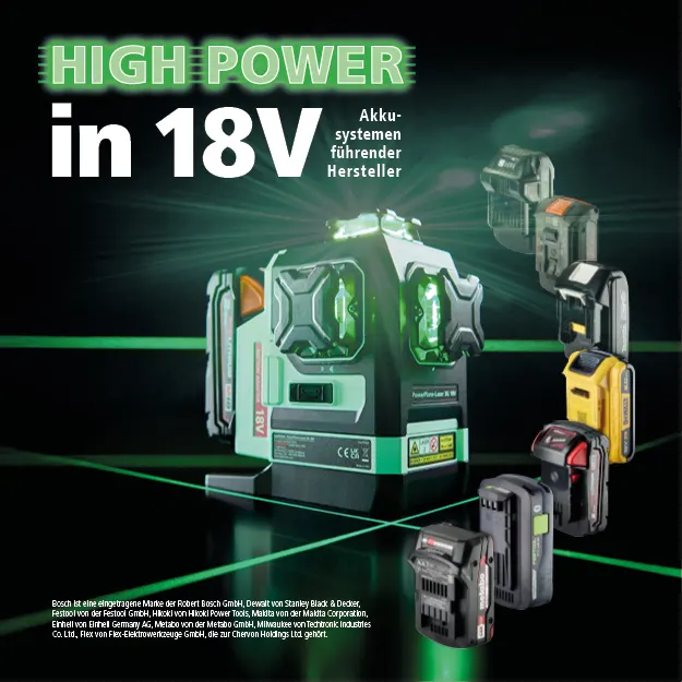 PowerPlane-Laser 3G Multi-18V